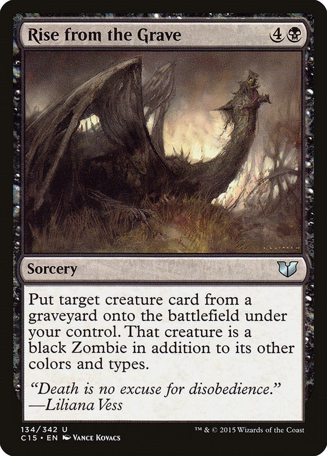 Image for Rise from the Grave (134) (C15) - Magic: The Gathering