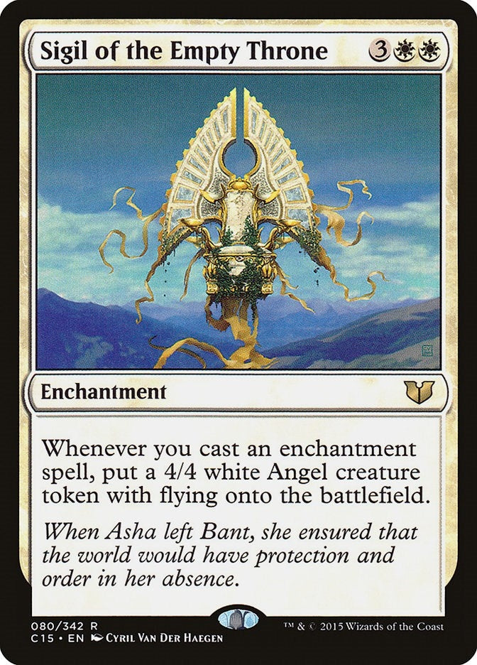 Image for Sigil of the Empty Throne (80) (C15) - Magic: The Gathering