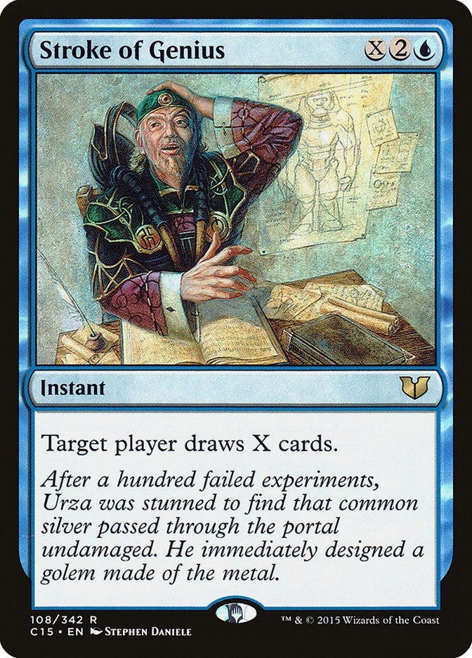 Image for Stroke of Genius (108) (C15) - Magic: The Gathering