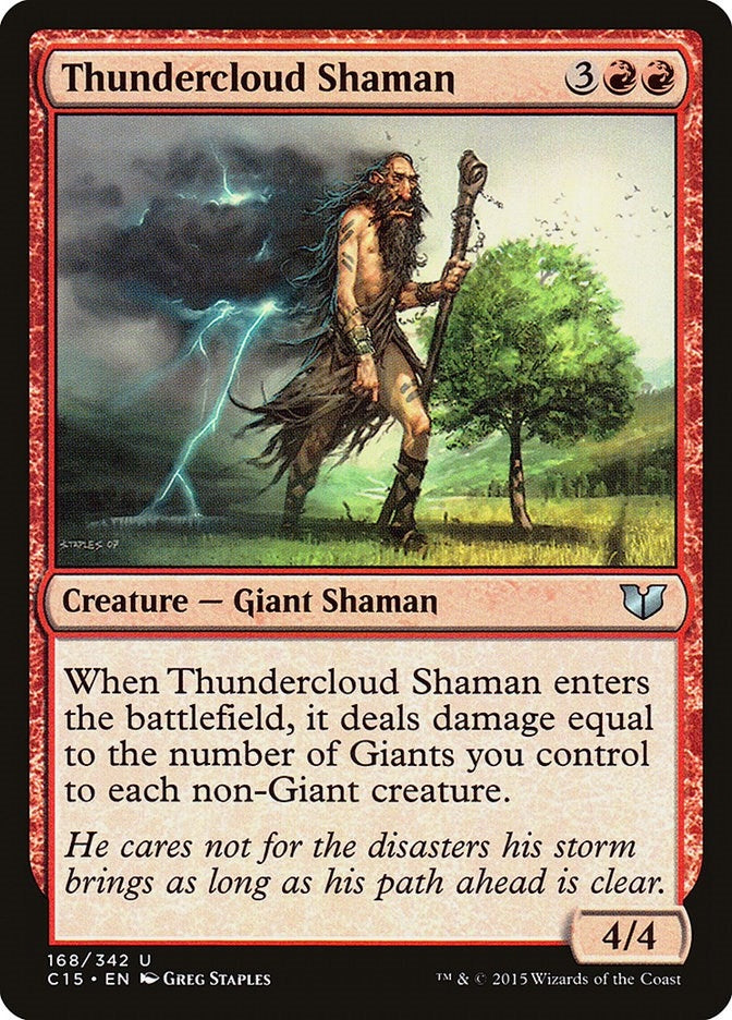 Image for Thundercloud Shaman (168) (C15) - Magic: The Gathering
