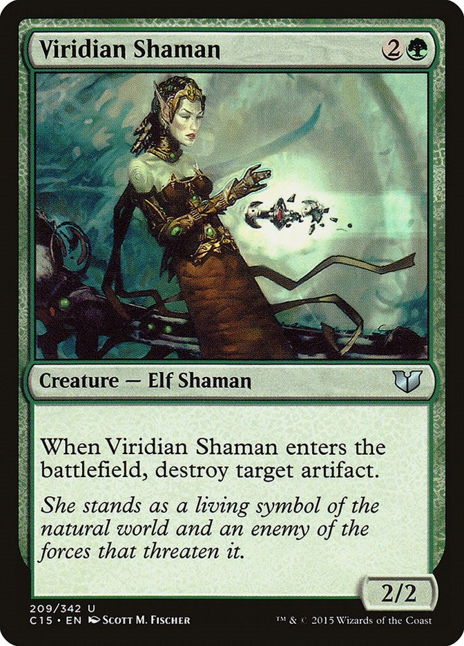 Image for Viridian Shaman (209) (C15) - Magic: The Gathering