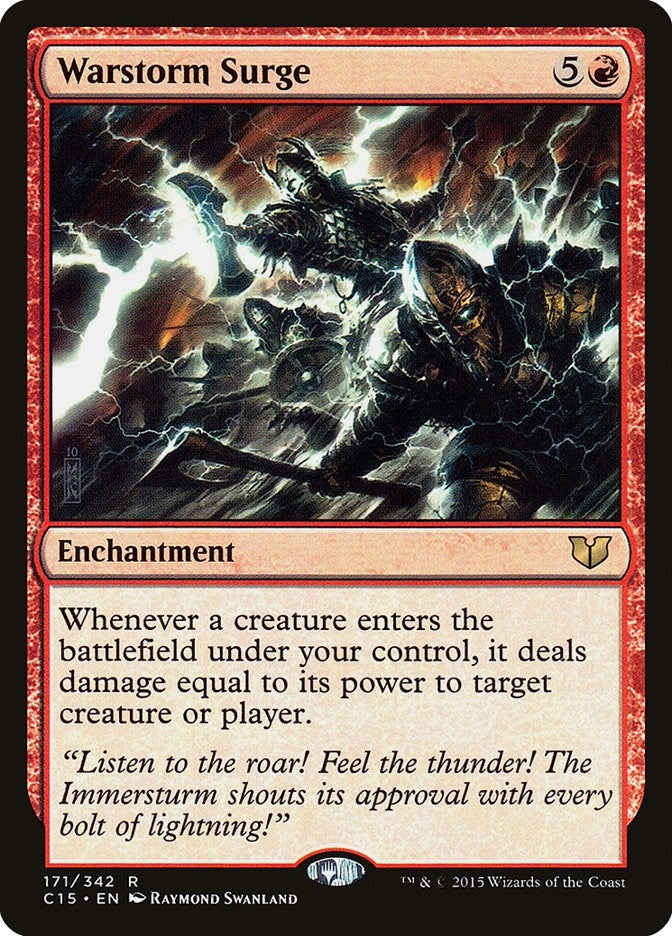 Image for Warstorm Surge (171) (C15) - Magic: The Gathering