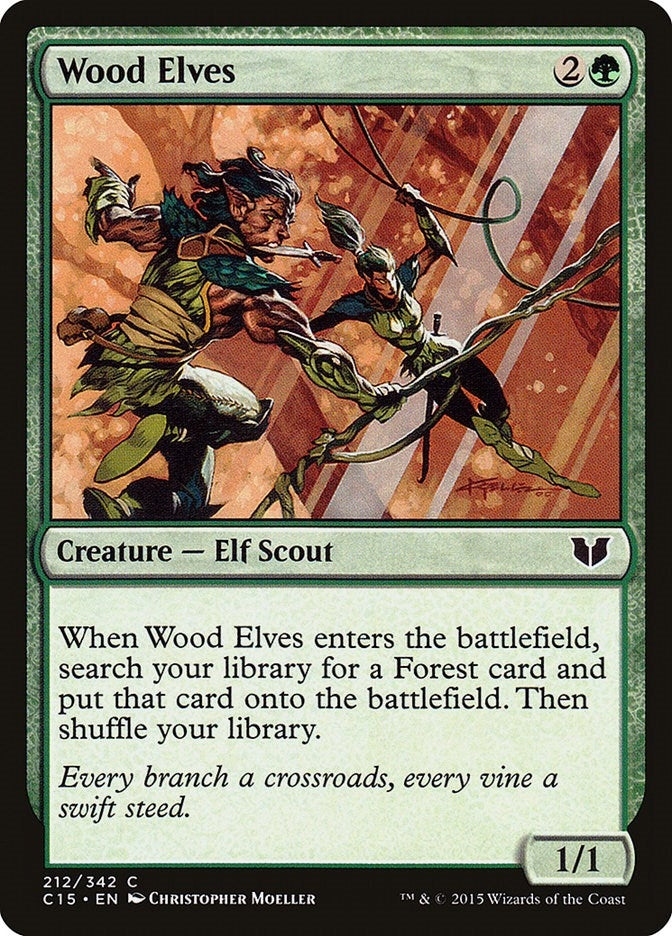 Image for Wood Elves (212) (C15) - Magic: The Gathering