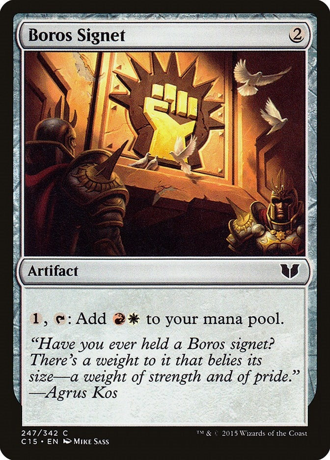 Image for Boros Signet (247) (C15) - Magic: The Gathering