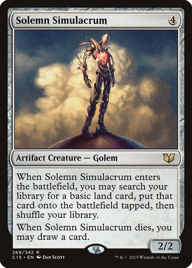 Image for Solemn Simulacrum (269) (C15) - Magic: The Gathering