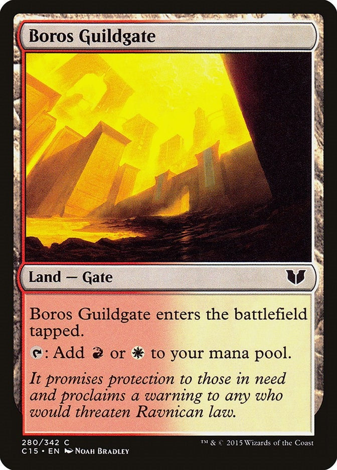Image for Boros Guildgate (280) (C15) - Magic: The Gathering