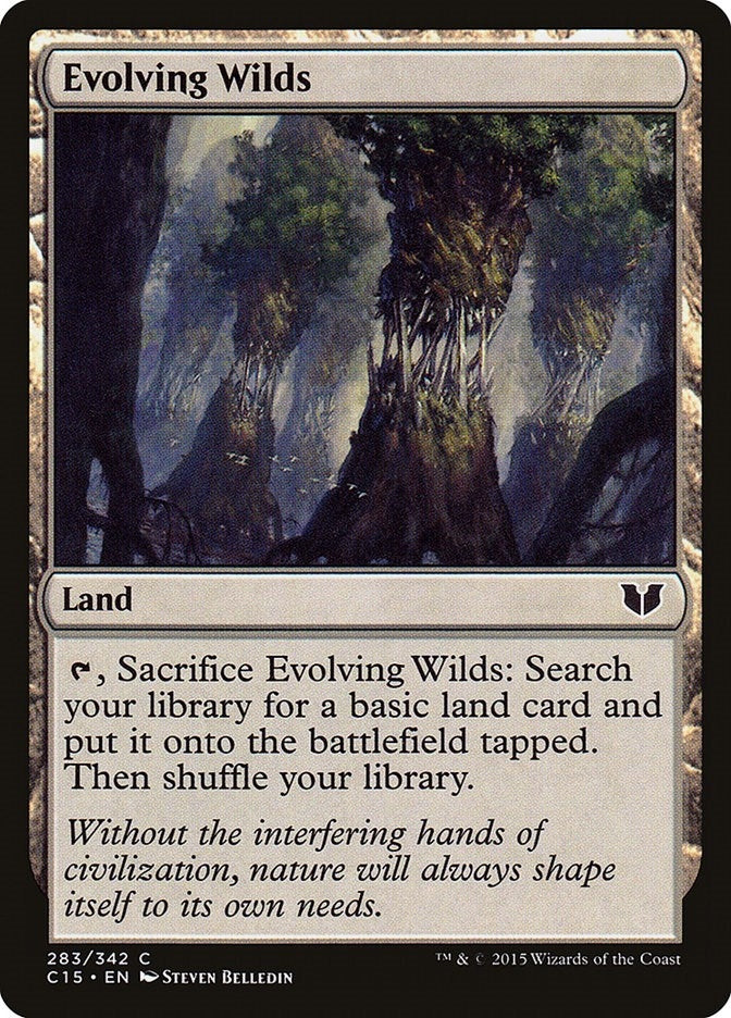 Image for Evolving Wilds (283) (C15) - Magic: The Gathering