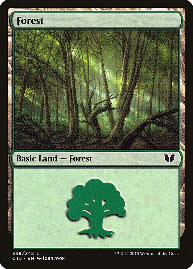 Image for Forest (339) (339) (C15) - Magic: The Gathering