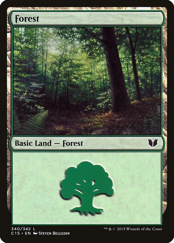 Image for Forest (340) (340) (C15) - Magic: The Gathering