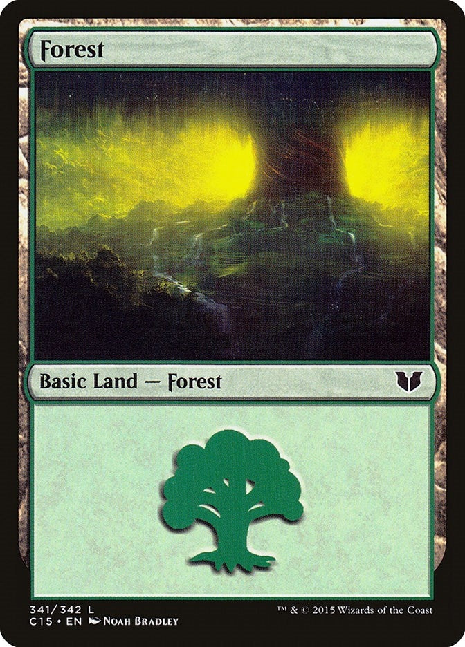 Image for Forest (341) (341) (C15) - Magic: The Gathering