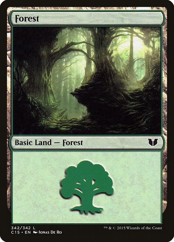 Image for Forest (342) (342) (C15) - Magic: The Gathering