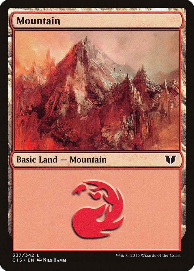 Image for Mountain (337) (337) (C15) - Magic: The Gathering