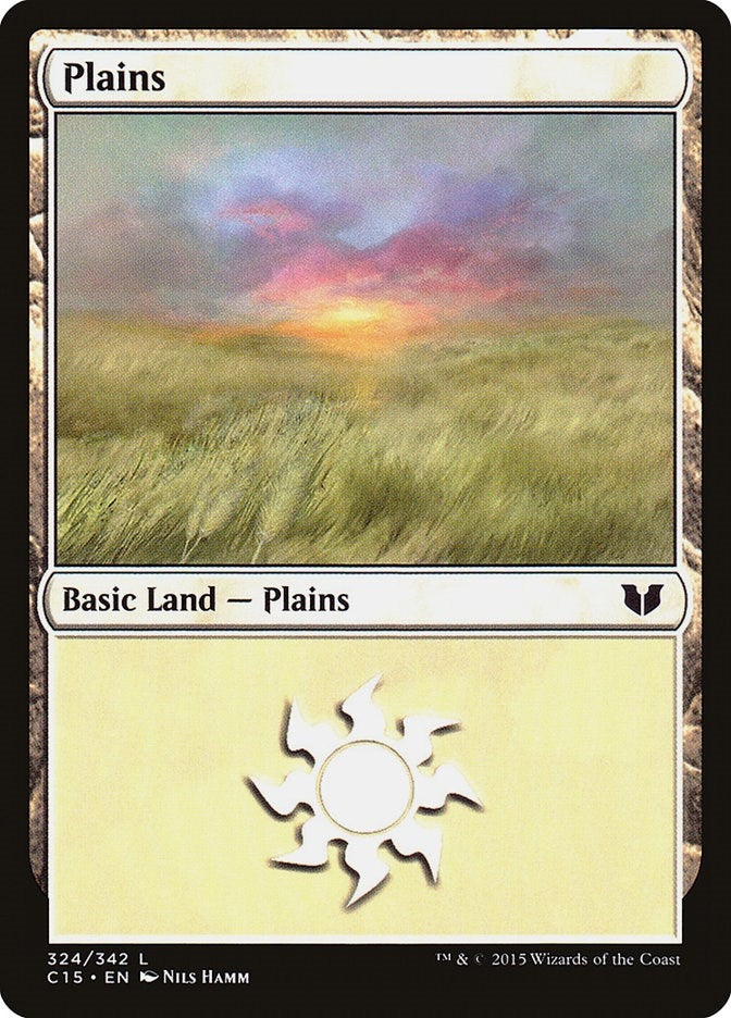 Image for Plains (324) (324) (C15) - Magic: The Gathering