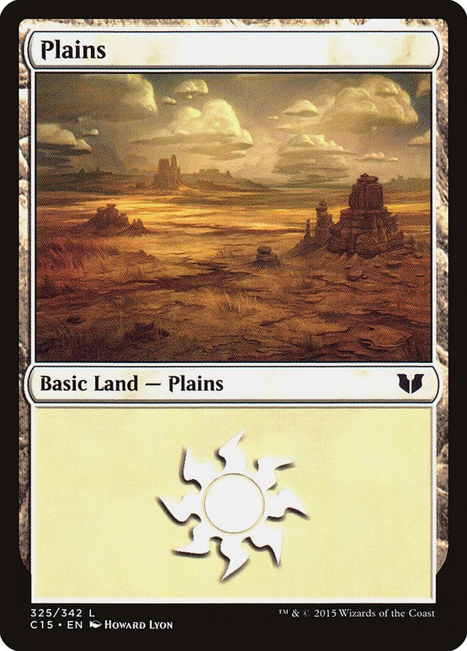 Image for Plains (325) (325) (C15) - Magic: The Gathering