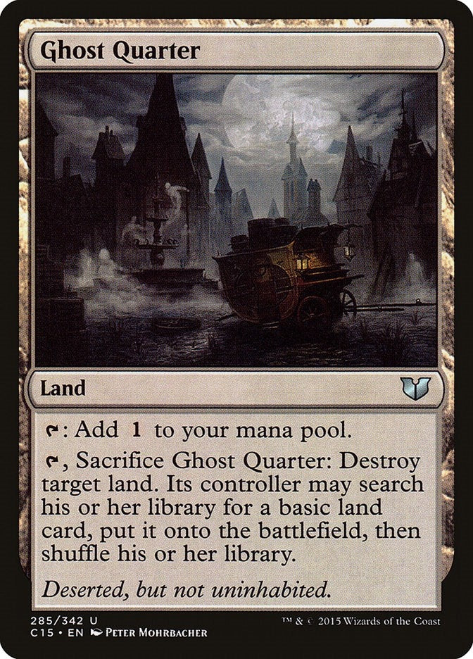 Image for Ghost Quarter (285) (C15) - Magic: The Gathering