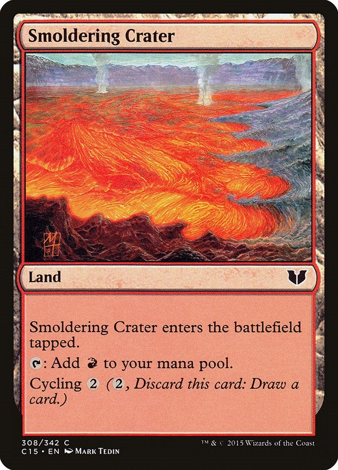Image for Smoldering Crater (308) (C15) - Magic: The Gathering