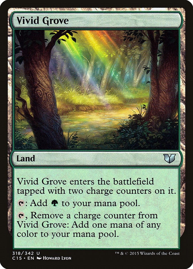 Image for Vivid Grove (318) (C15) - Magic: The Gathering