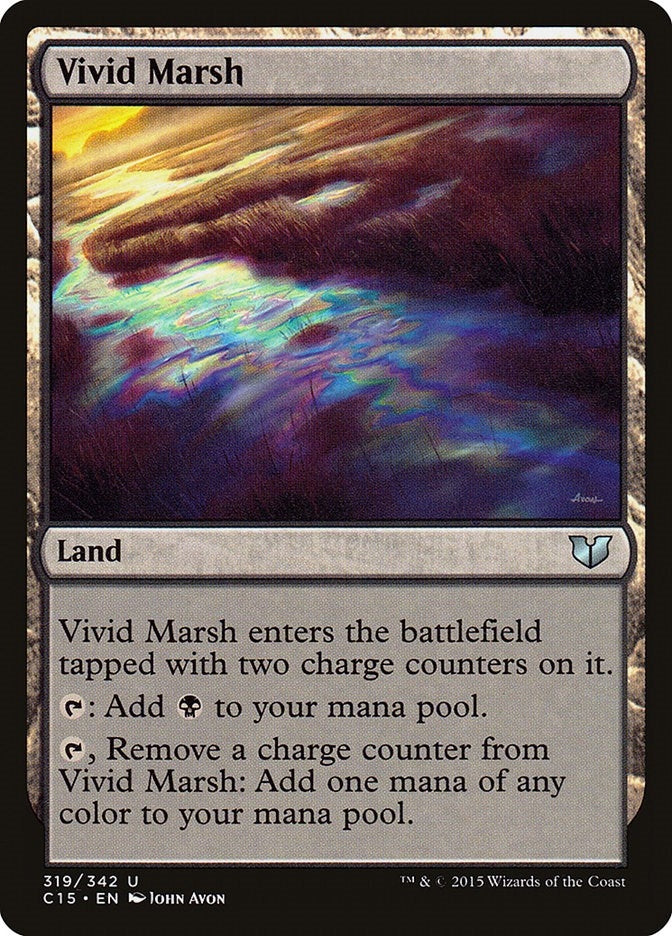 Image for Vivid Marsh (319) (C15) - Magic: The Gathering