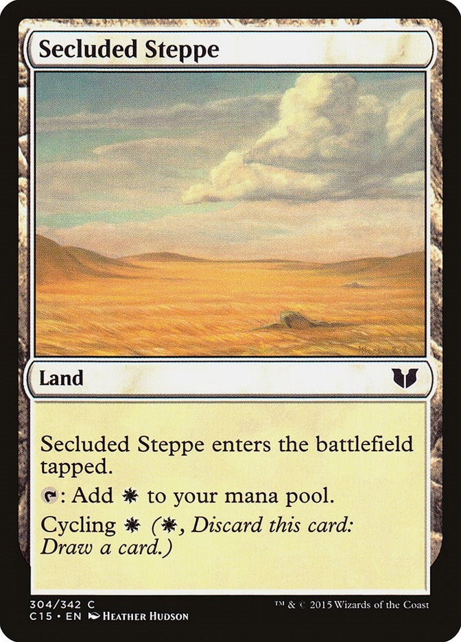 Image for Secluded Steppe (304) (C15) - Magic: The Gathering