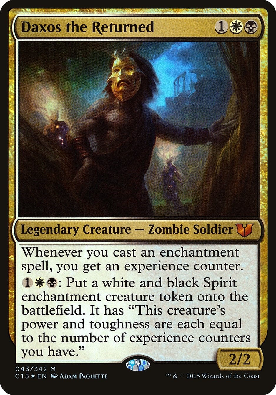 Image for Daxos the Returned (Commander 2015) (43) (OVER) - Magic: The Gathering