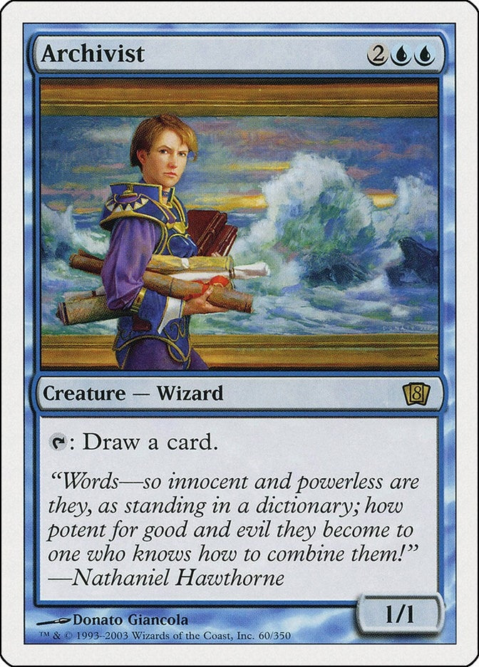 Image for Archivist (60) (8ED) - Magic: The Gathering