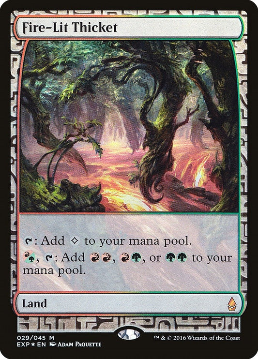Image for Fire-Lit Thicket (29) (EXP) - Magic: The Gathering