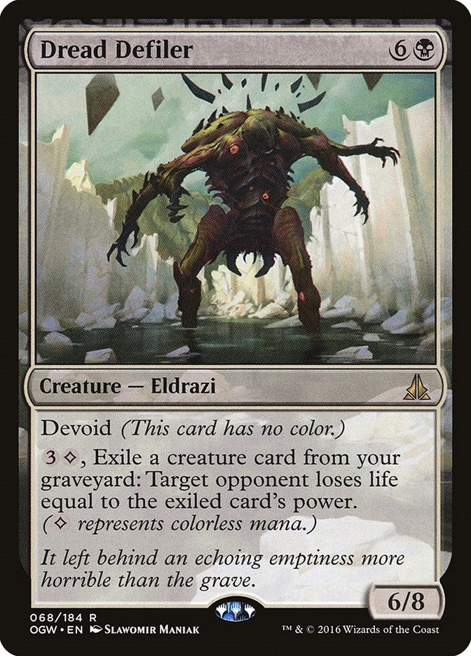Image for Dread Defiler (68) (OGW) - Magic: The Gathering