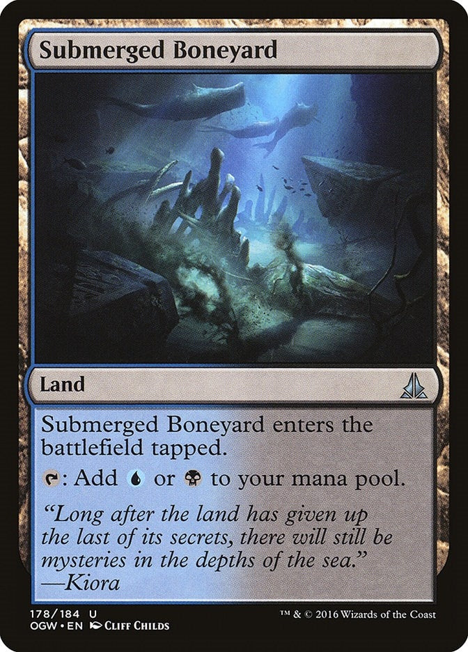 Image for Submerged Boneyard (178) (OGW) - Magic: The Gathering