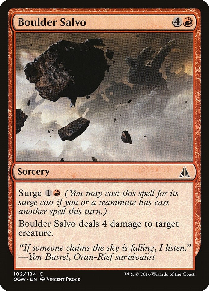 Image for Boulder Salvo (102) (OGW) - Magic: The Gathering