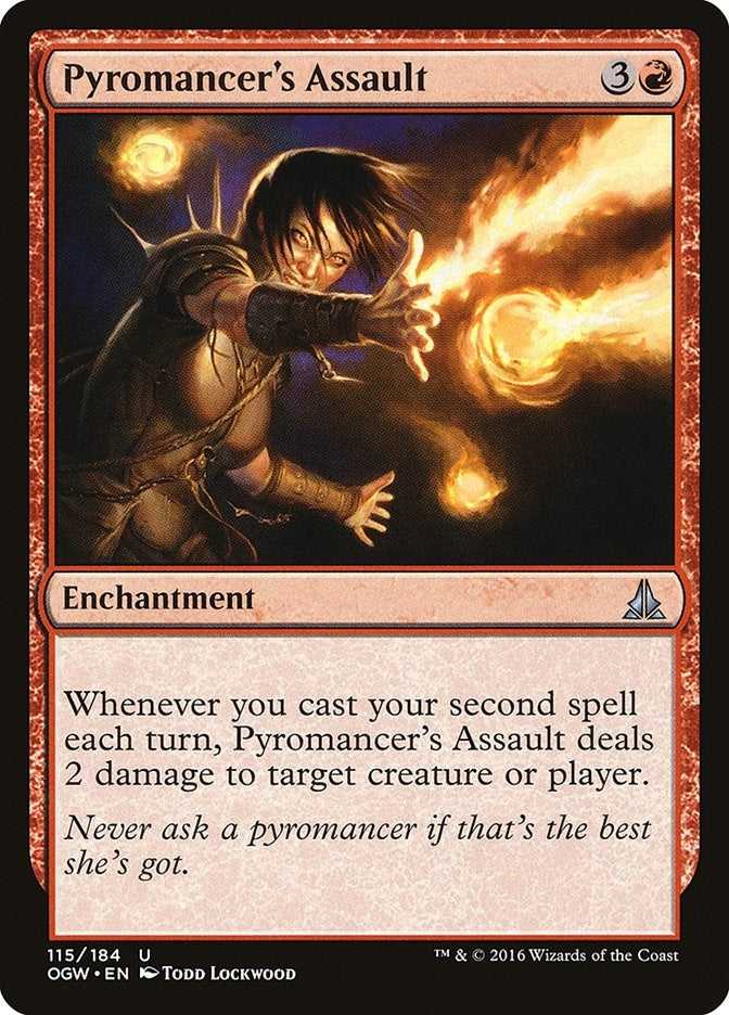 Image for Pyromancer's Assault (115) (OGW) - Magic: The Gathering