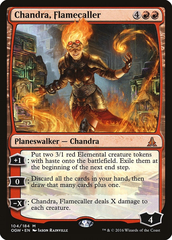 Image for Chandra, Flamecaller (104) (OGW) - Magic: The Gathering
