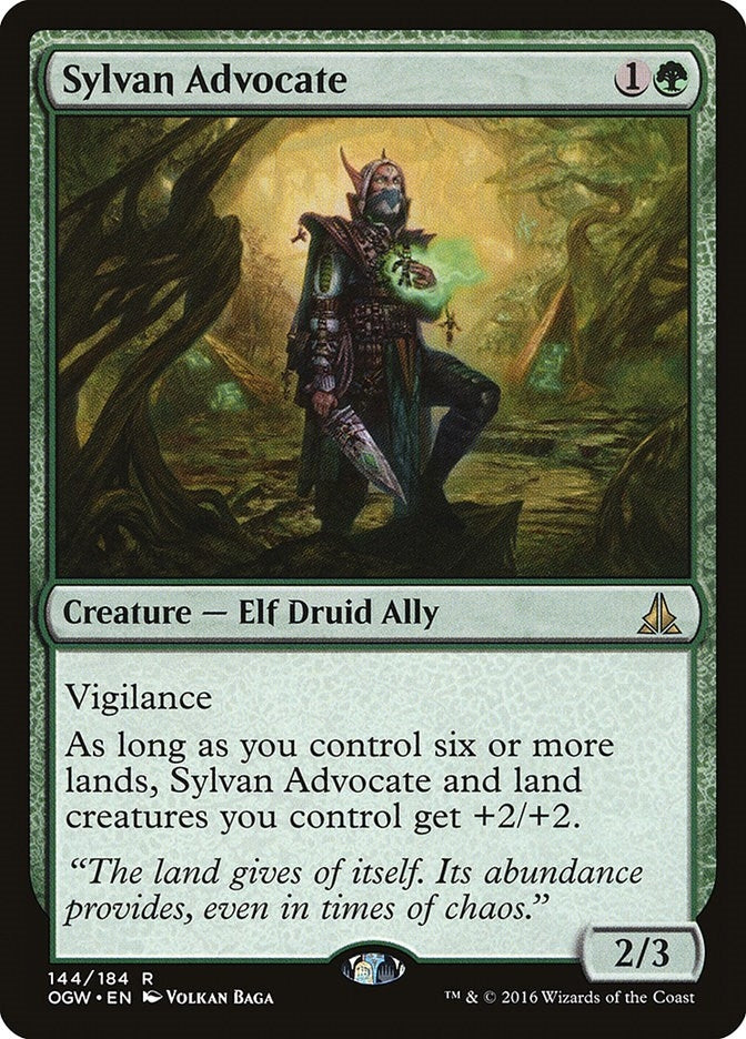 Image for Sylvan Advocate (144) (OGW) - Magic: The Gathering