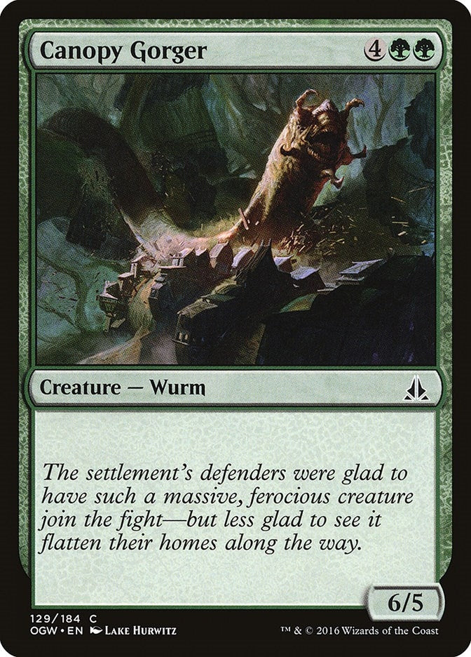 Image for Canopy Gorger (129) (OGW) - Magic: The Gathering