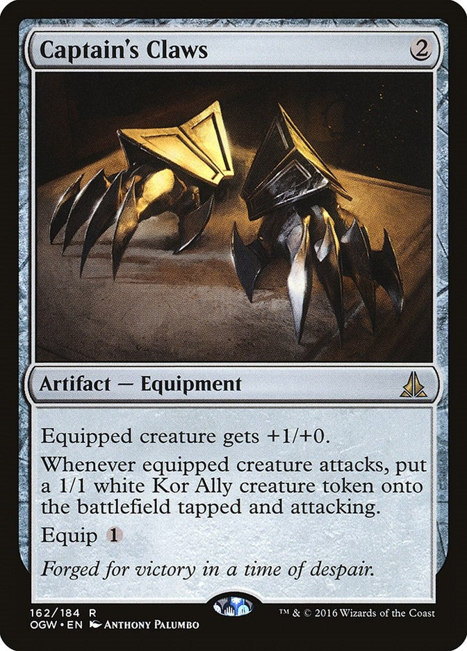 Image for Captain's Claws (162) (OGW) - Magic: The Gathering