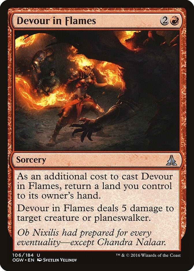 Image for Devour in Flames (106) (OGW) - Magic: The Gathering