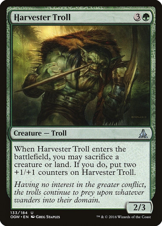 Image for Harvester Troll (133) (OGW) - Magic: The Gathering