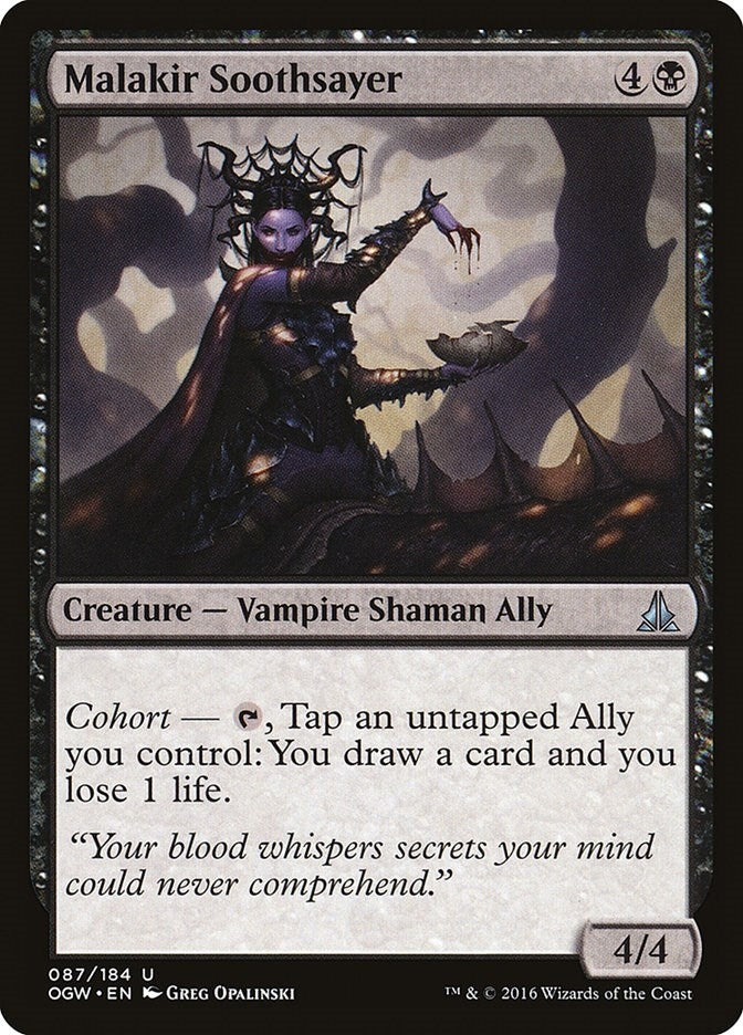Image for Malakir Soothsayer (87) (OGW) - Magic: The Gathering