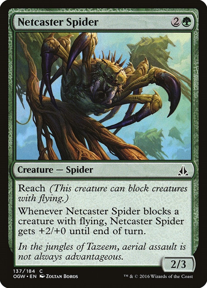 Image for Netcaster Spider (137) (OGW) - Magic: The Gathering