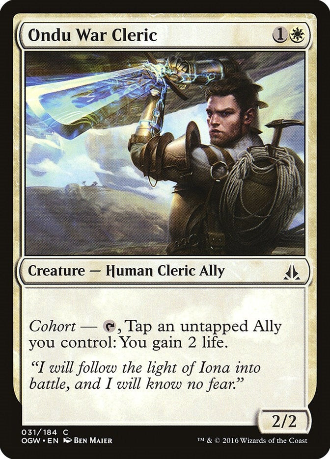 Image for Ondu War Cleric (31) (OGW) - Magic: The Gathering
