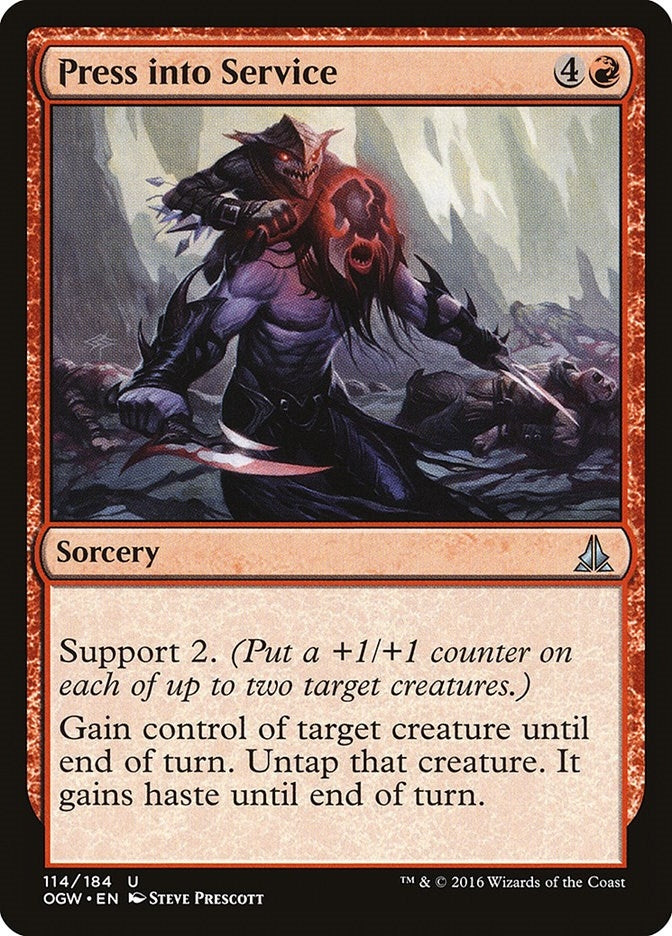 Image for Press into Service (114) (OGW) - Magic: The Gathering