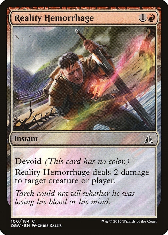 Image for Reality Hemorrhage (100) (OGW) - Magic: The Gathering