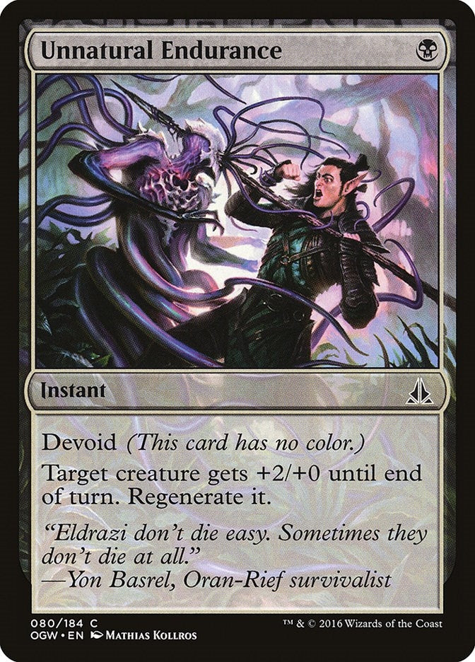 Image for Unnatural Endurance (80) (OGW) - Magic: The Gathering