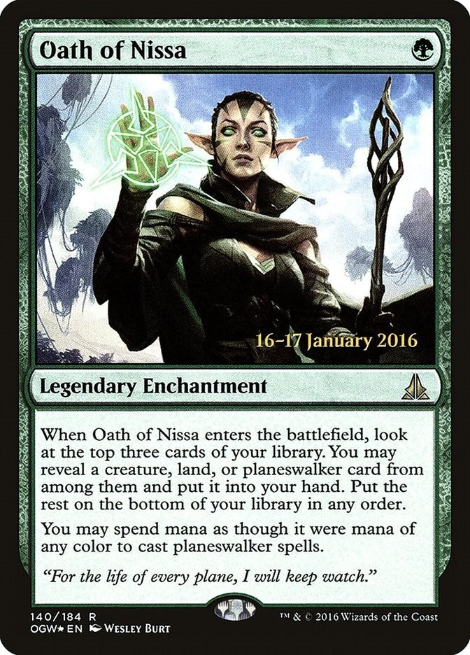 Oath of Nissa (140) (PRE)