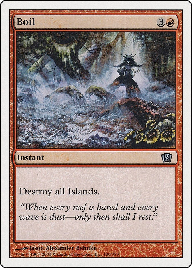 Image for Boil (180) (8ED) - Magic: The Gathering