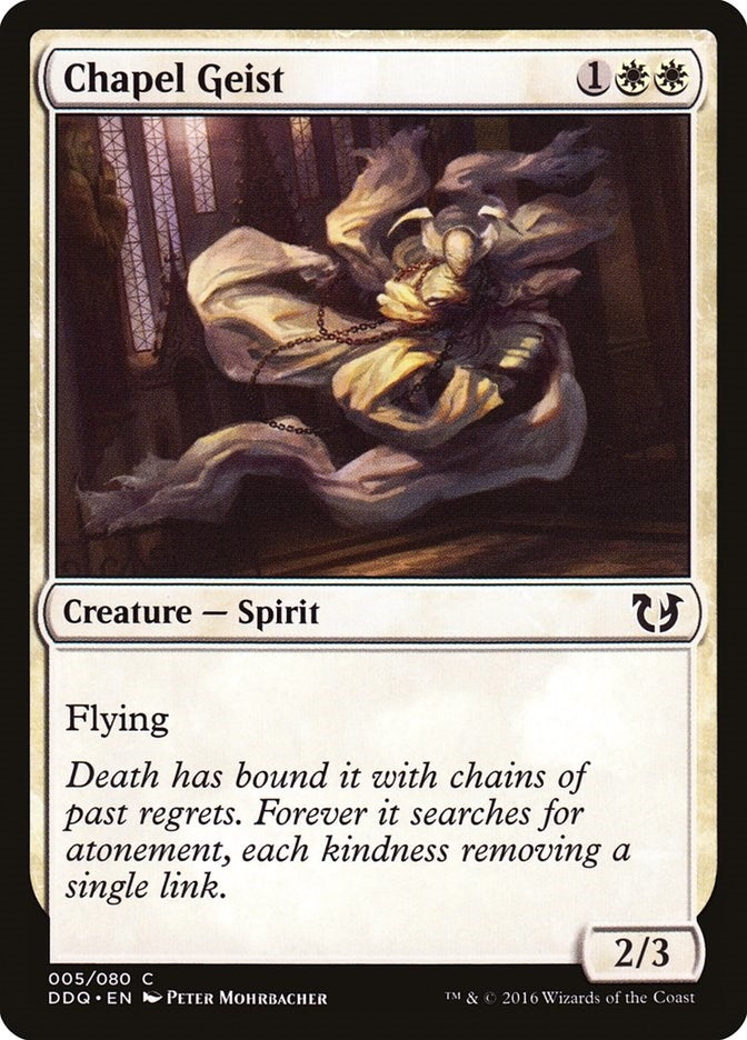 Image for Chapel Geist (5) (DDQ) - Magic: The Gathering