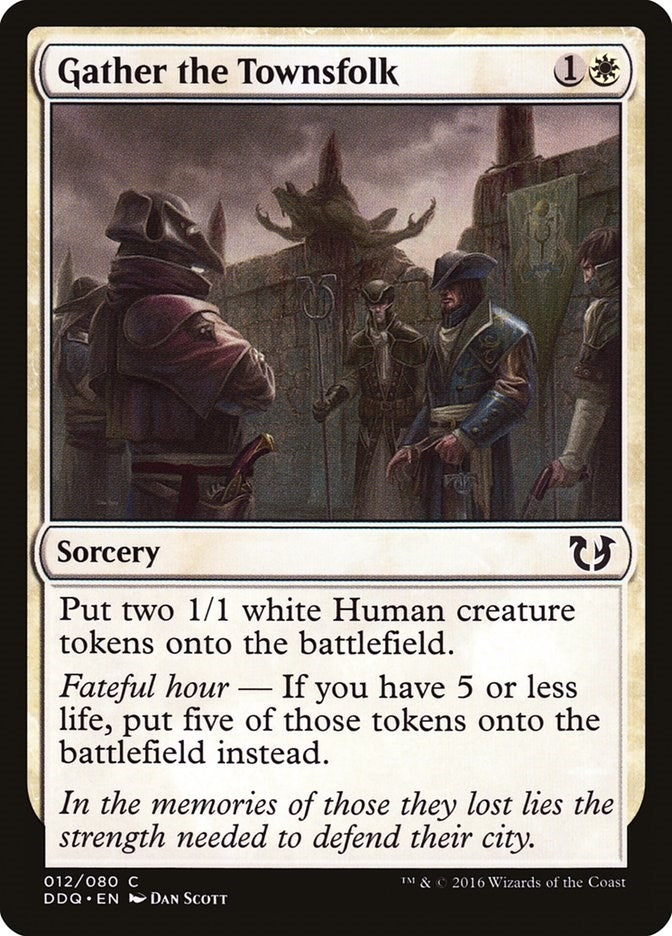 Image for Gather the Townsfolk (12) (DDQ) - Magic: The Gathering