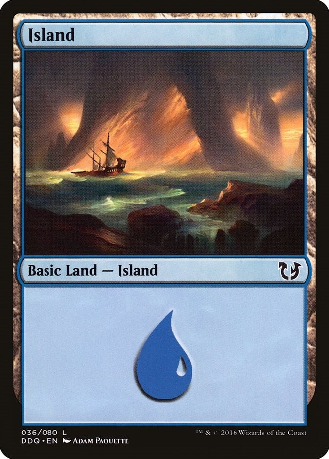 Image for Island (036) (36) (DDQ) - Magic: The Gathering