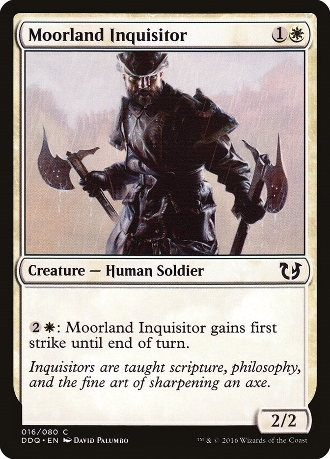 Image for Moorland Inquisitor (16) (DDQ) - Magic: The Gathering