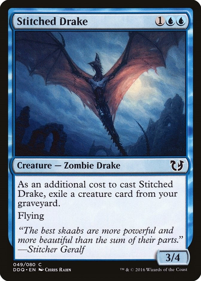 Image for Stitched Drake (49) (DDQ) - Magic: The Gathering