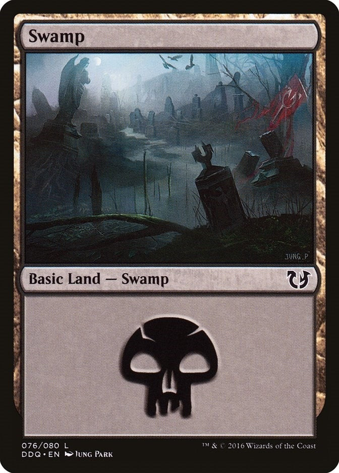 Image for Swamp (076) (76) (DDQ) - Magic: The Gathering